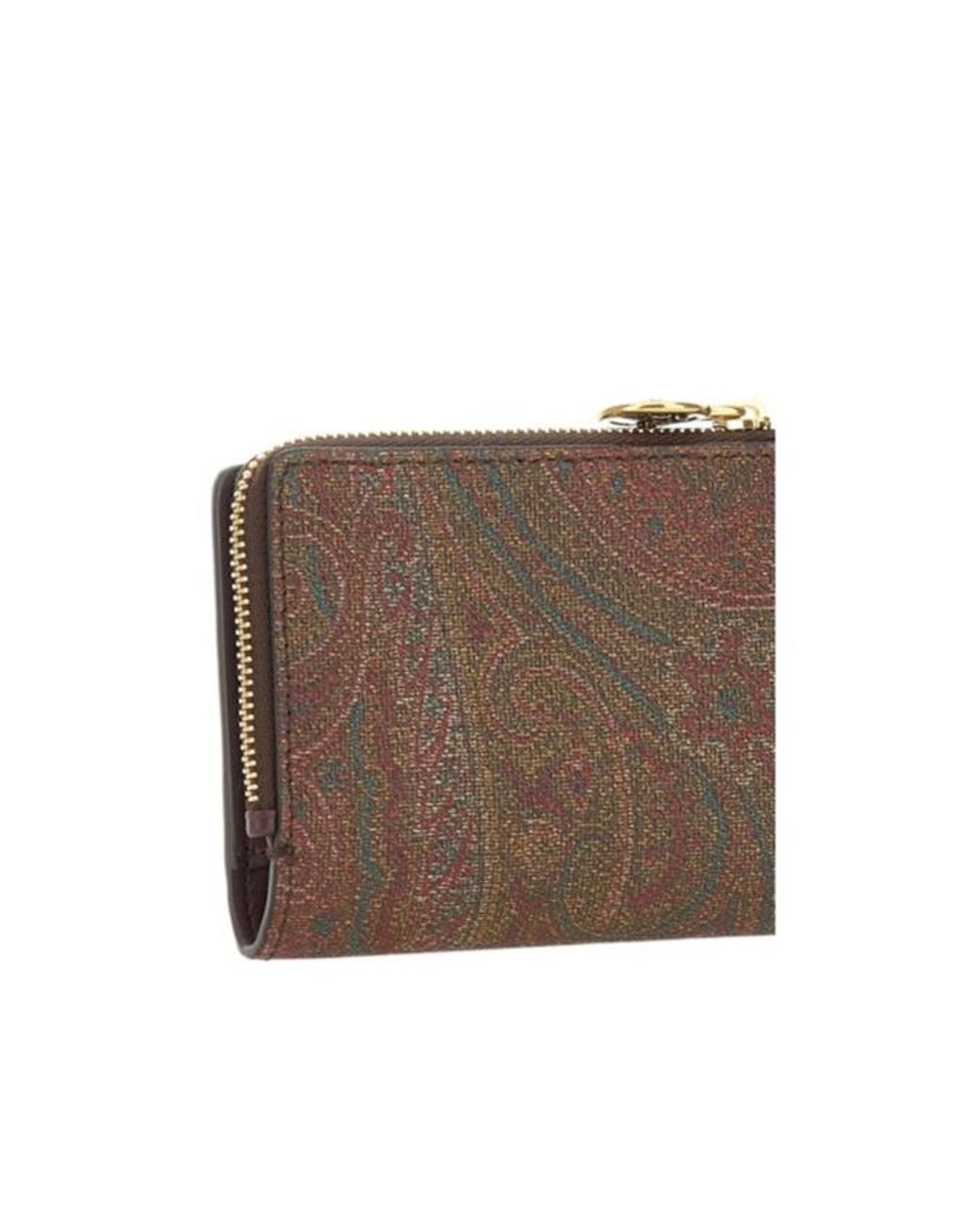 Etro Brown Arnica Bi-Fold Wallet