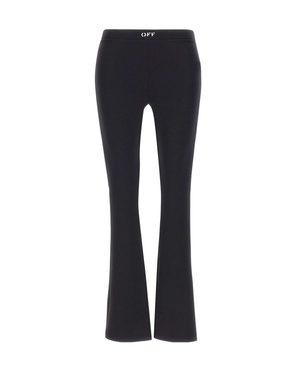 Off-White c/o Virgil Abloh Blue Off Stamp Sleek Split Leggings
