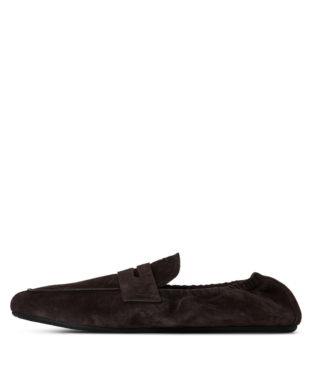 Prada Black Solid Color Loafer for men