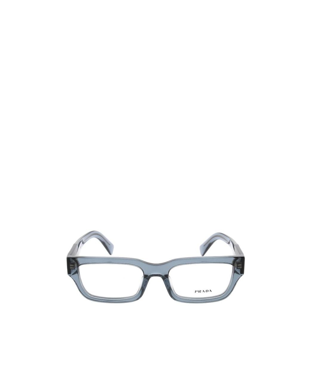 Prada White Full Frame Plain Mirror for men