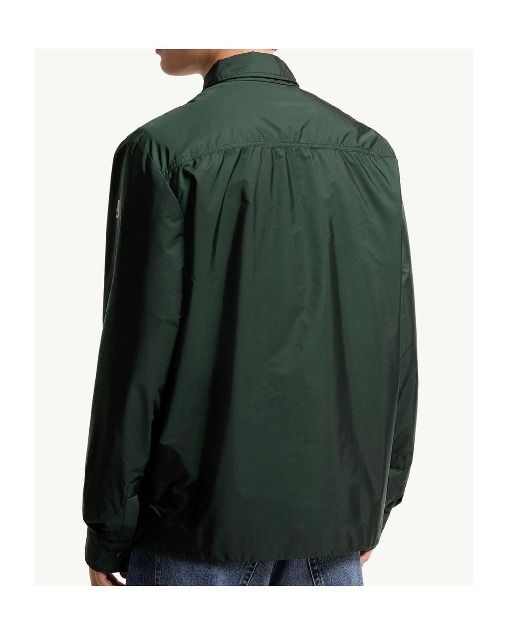 Moncler Green Shirt Jacket Jacket for men