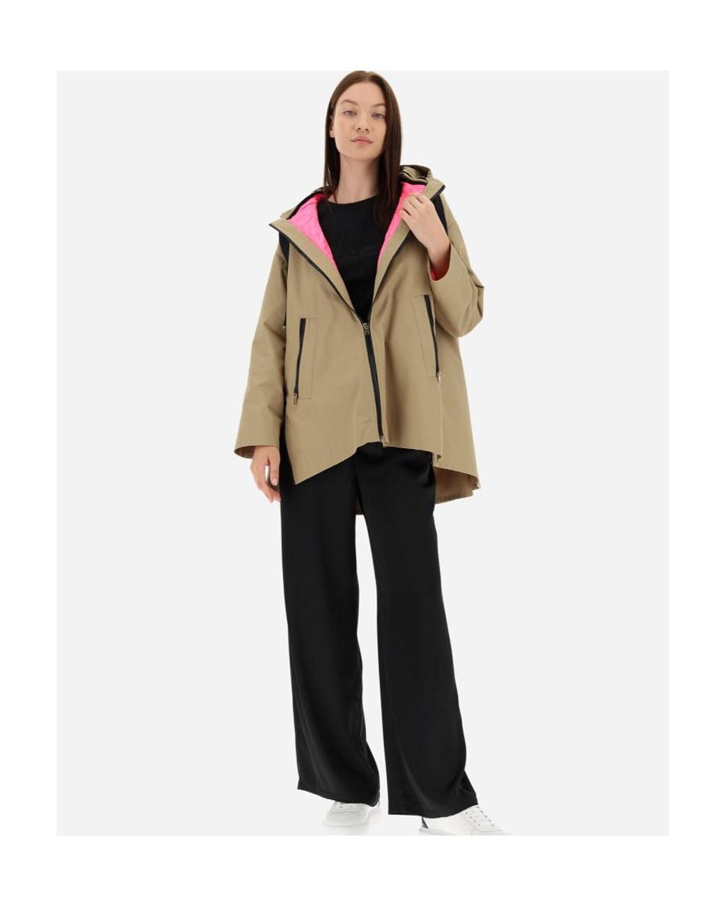 Herno Natural Flared Jacket