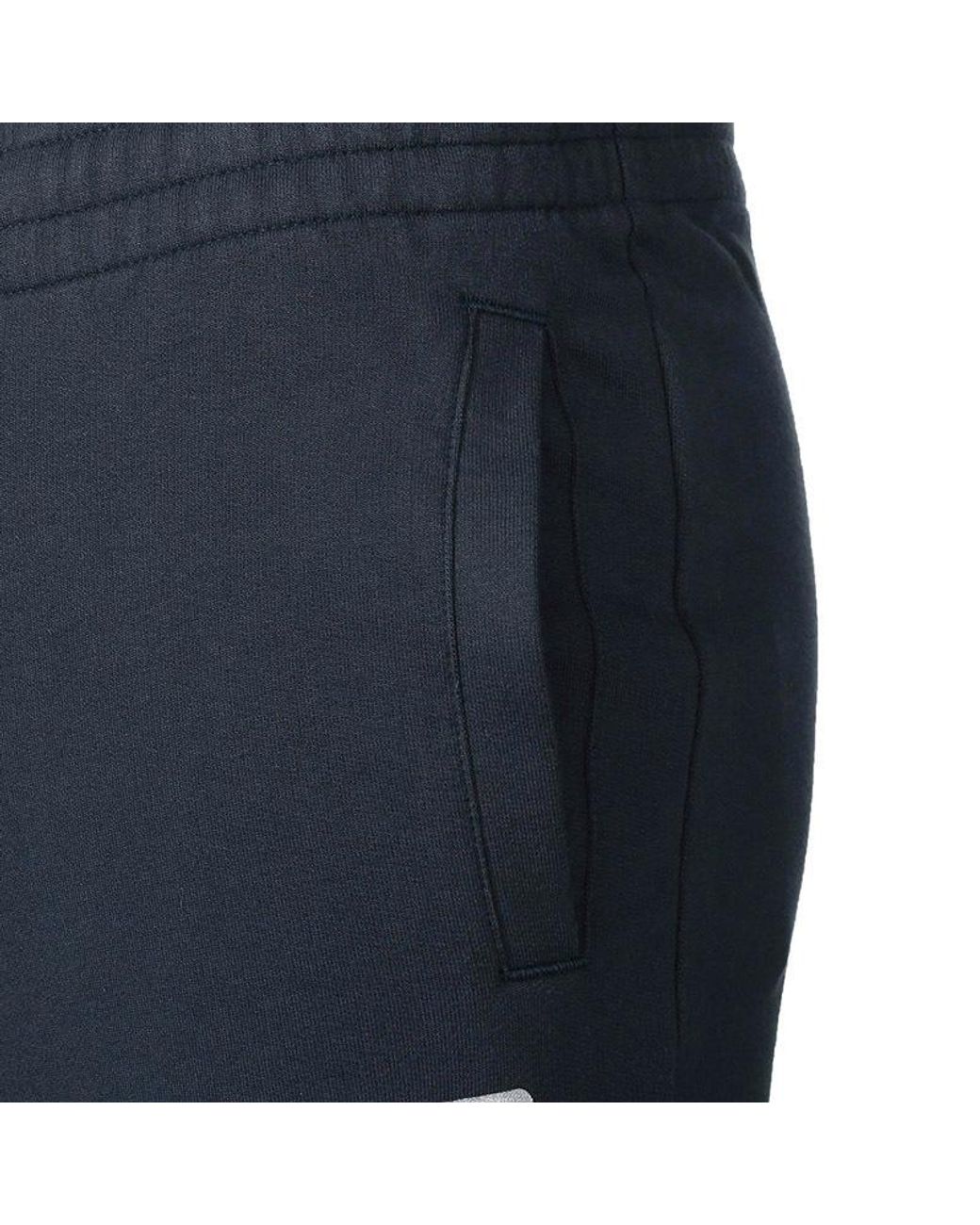 EA7 Blue Side-Logo Trousers for men