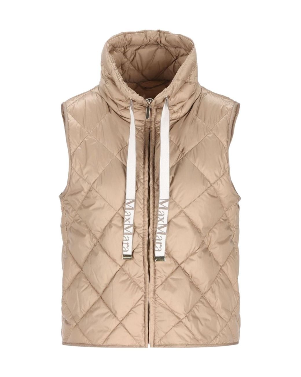 Max Mara Natural The Cube Quilted Padded Gilet