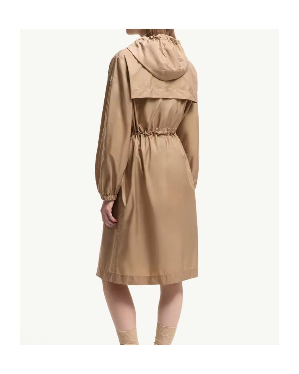 Moncler Natural Hiengos Hooded Coat