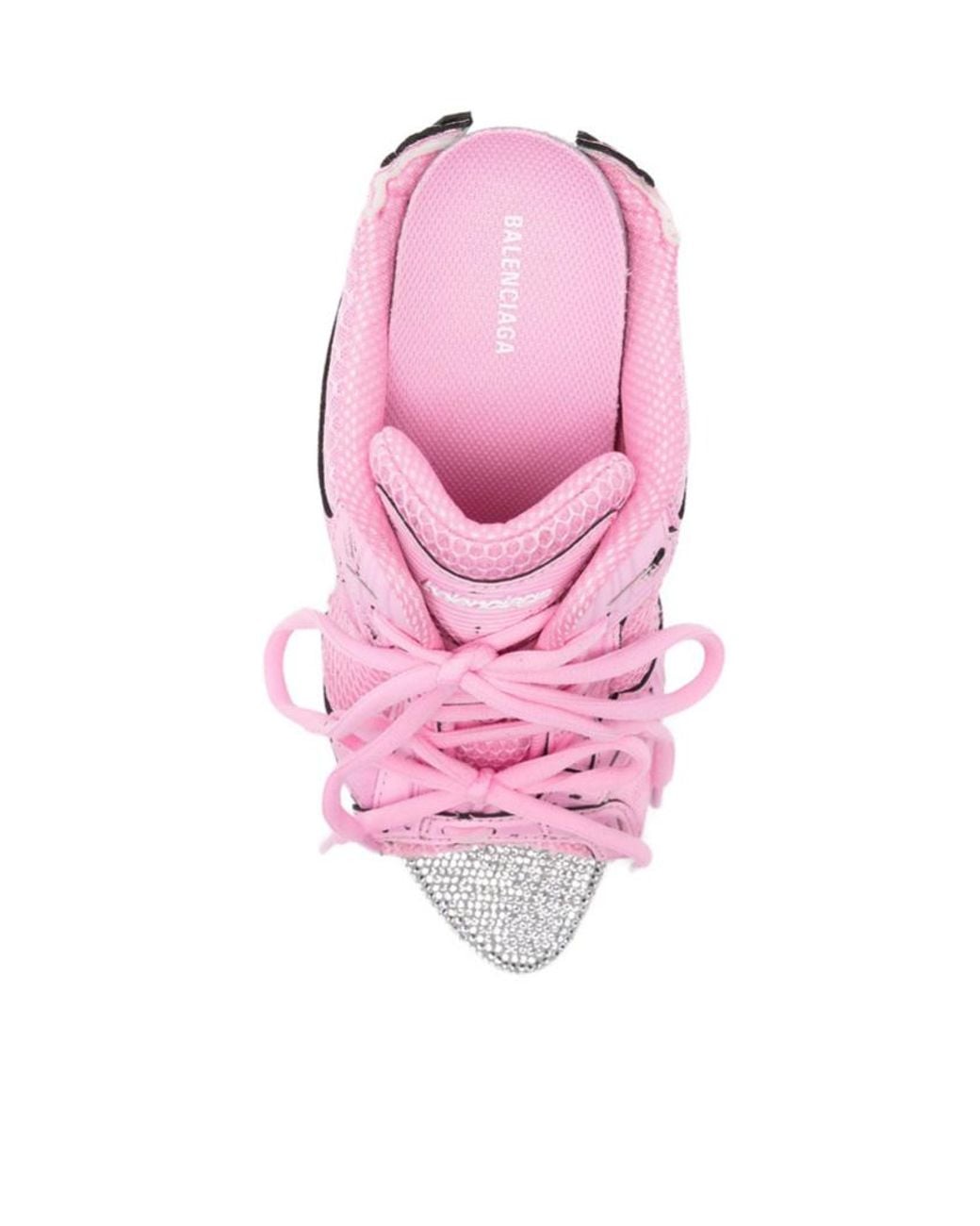 Balenciaga Pink Stapler Sandal Heel
