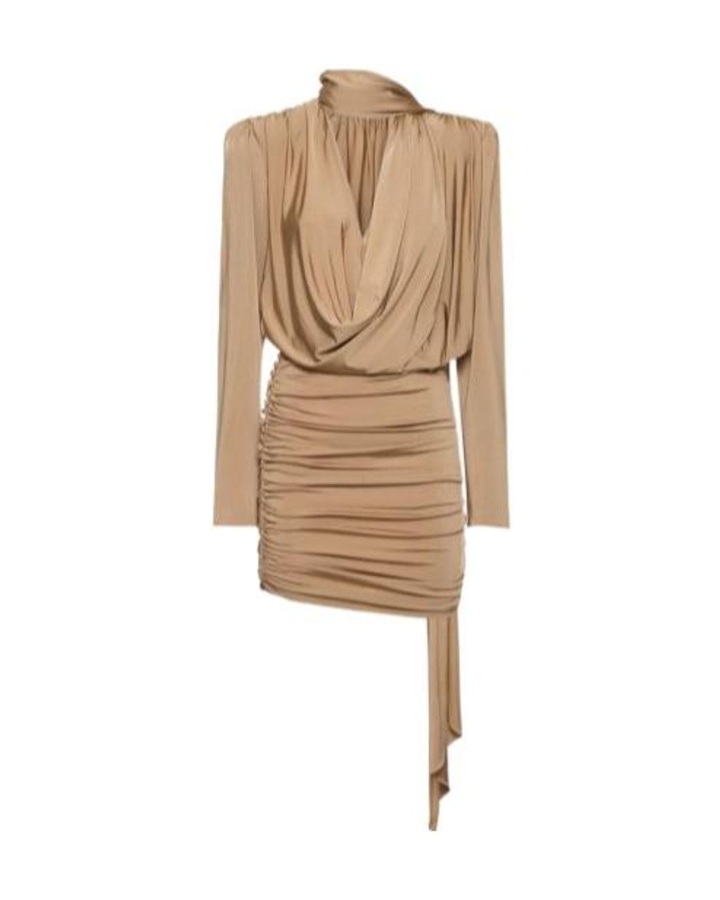 Magda Butrym Natural Draped Dress
