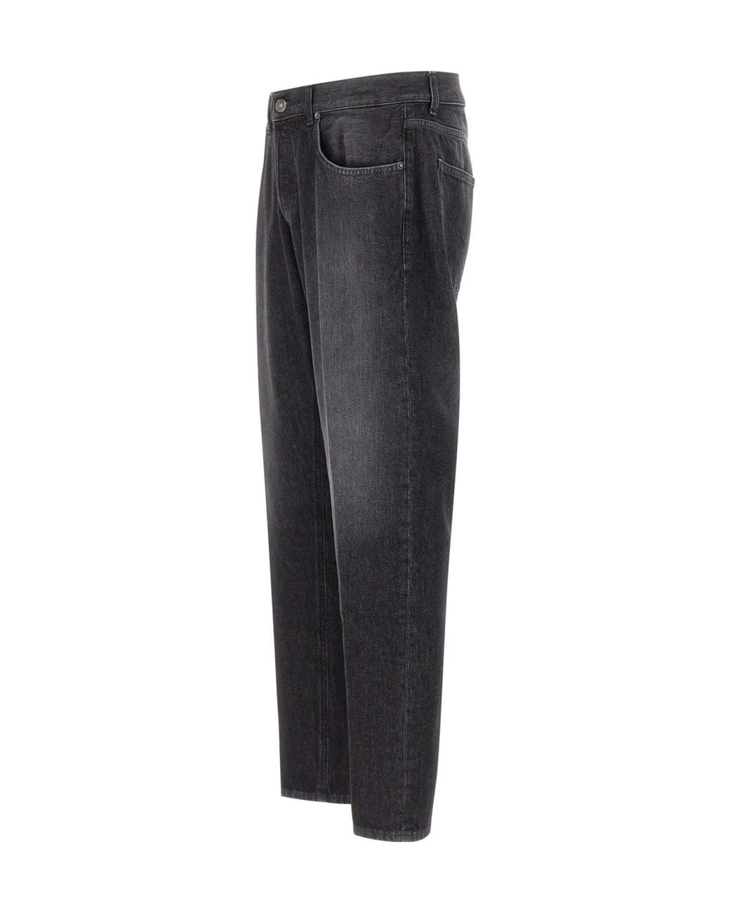 Dondup Blue Faded Tapered Jeans for men