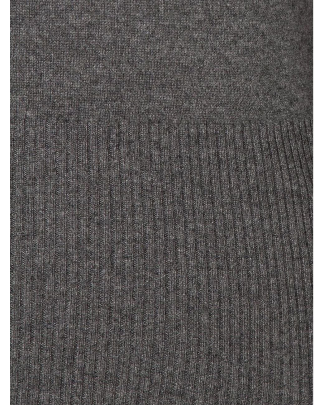 Thom Browne Gray 4-Bar Stripe Sweater