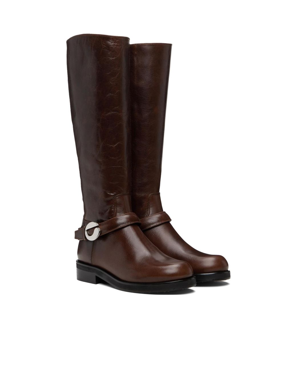 Coperni Brown Belt Cavalier Boots