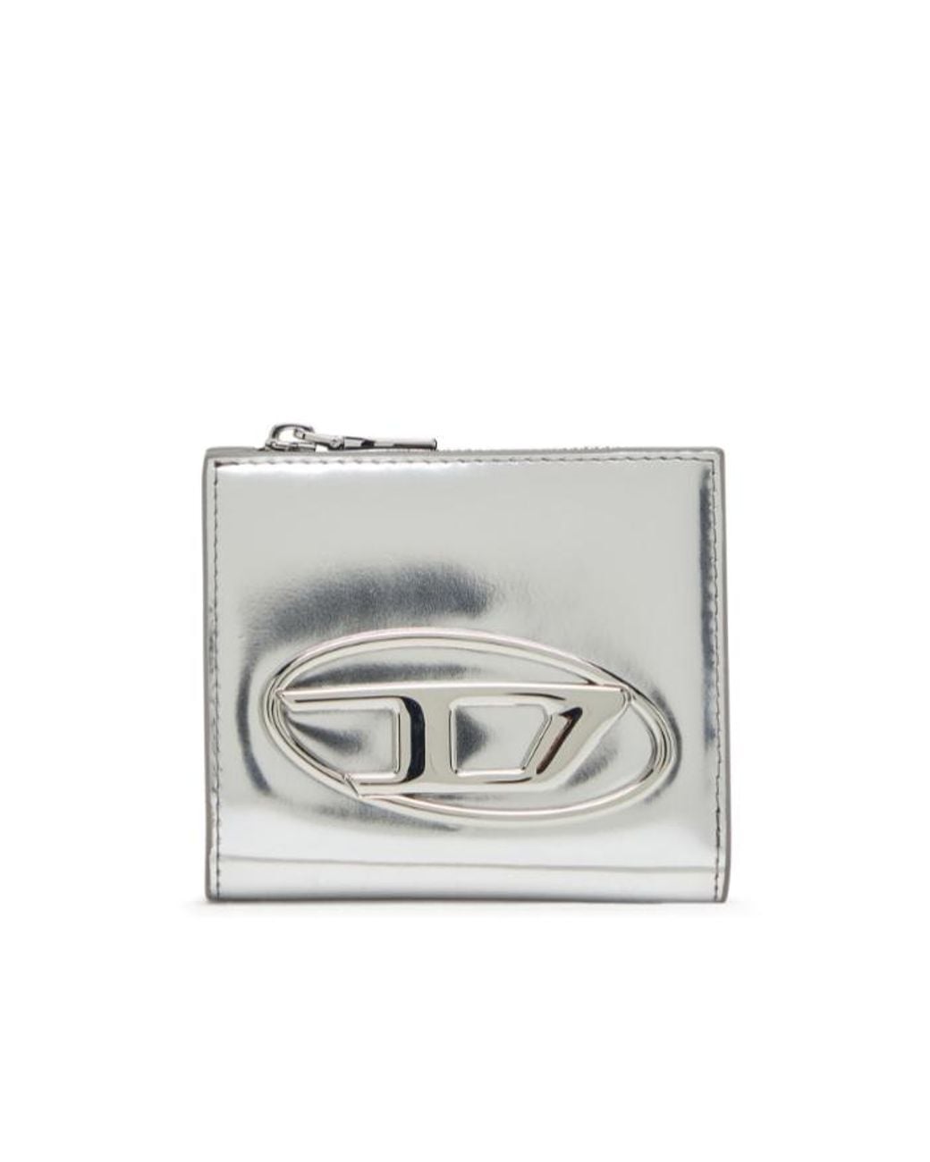 DIESEL Gray 1Dr Bi-Fold Card Holder