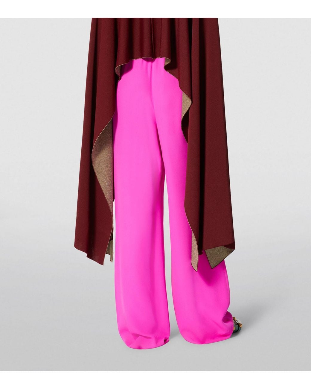 Valentino Pink Cady Couture Trousers
