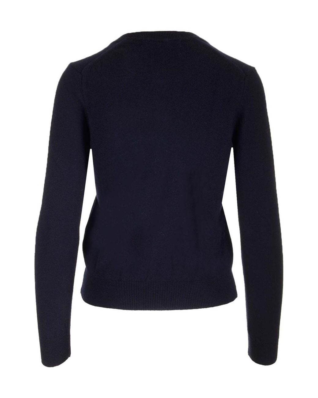 COMME DES GARÇONS PLAY Blue Comme Des Garçons Play Logo Patch Button-Up Cardigan for men