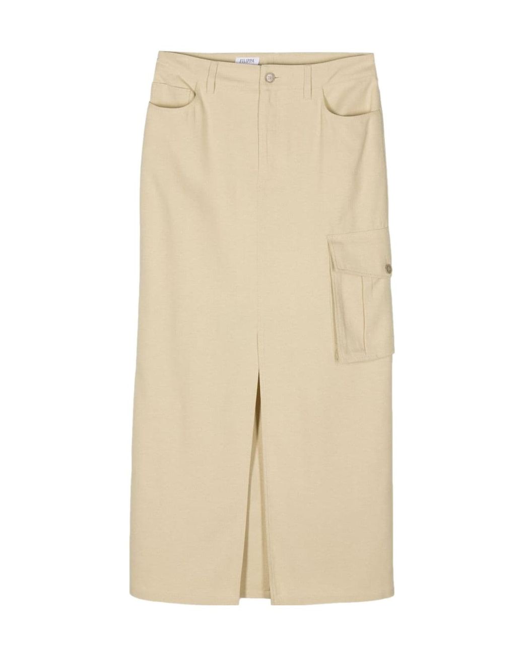 Filippa K Natural Slitted Maxi Skirt