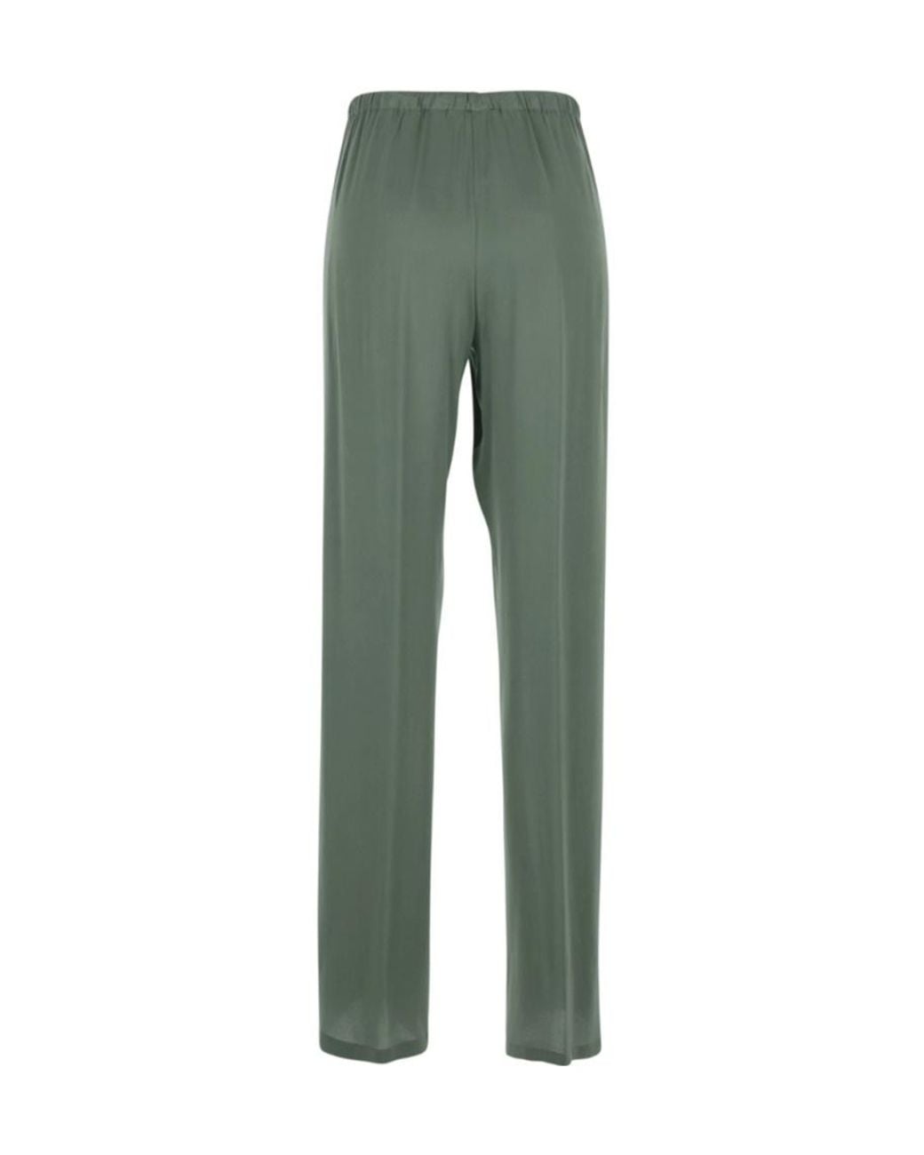 Semicouture Green Semi Couture Drawstring Regular-Fit Pants