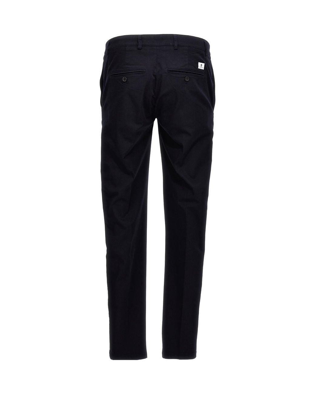 Department 5 Blue Classic Mike Trousers for men