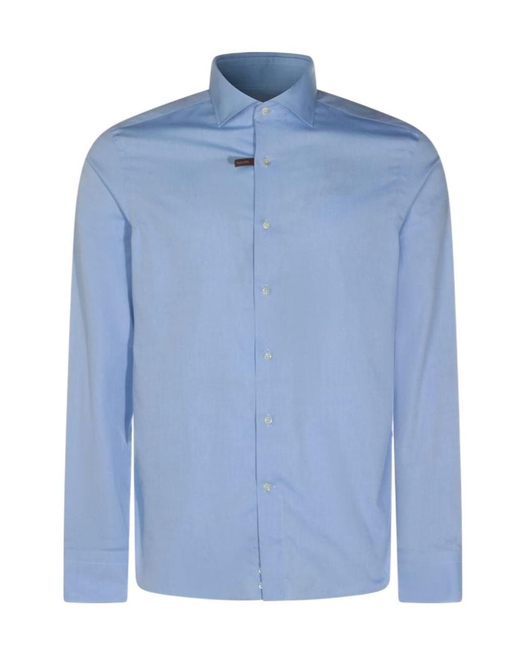Canali Blue Slim Fit Shirt for men
