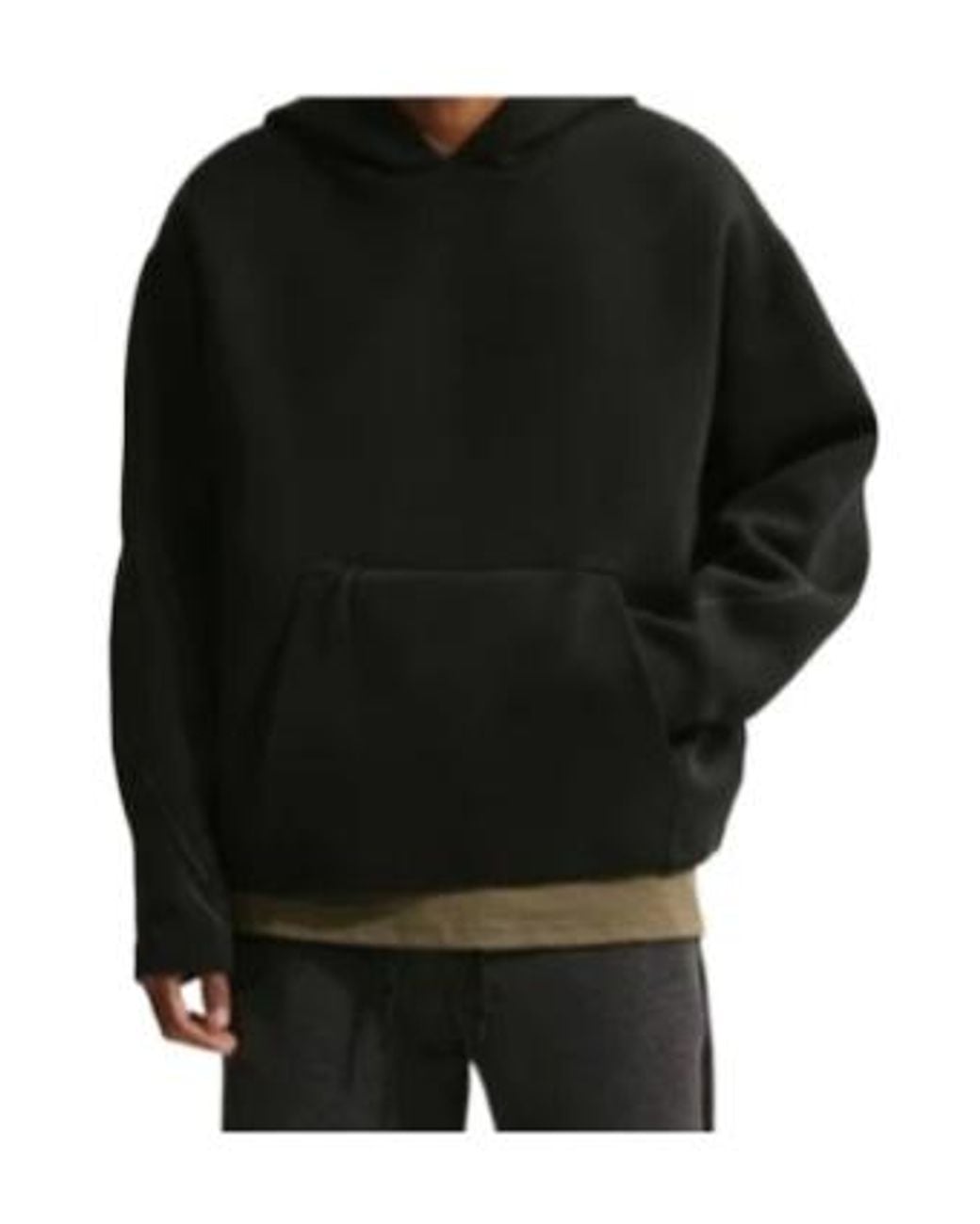 Nike Black Oversized Tech Hoodie for men