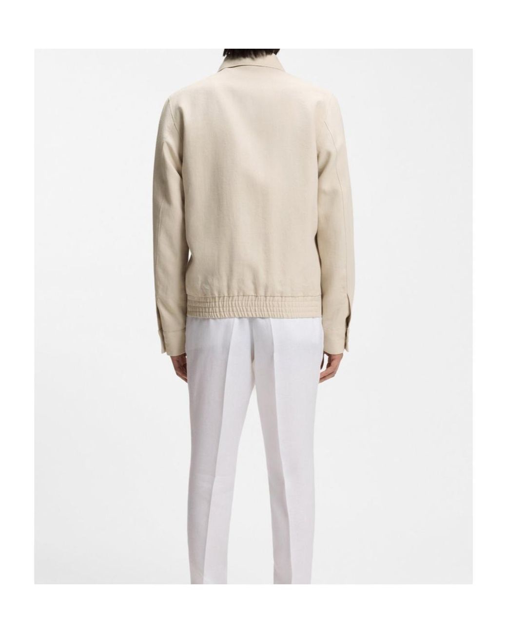 Boss Natural L Heston Bmb Zip Jacket for men