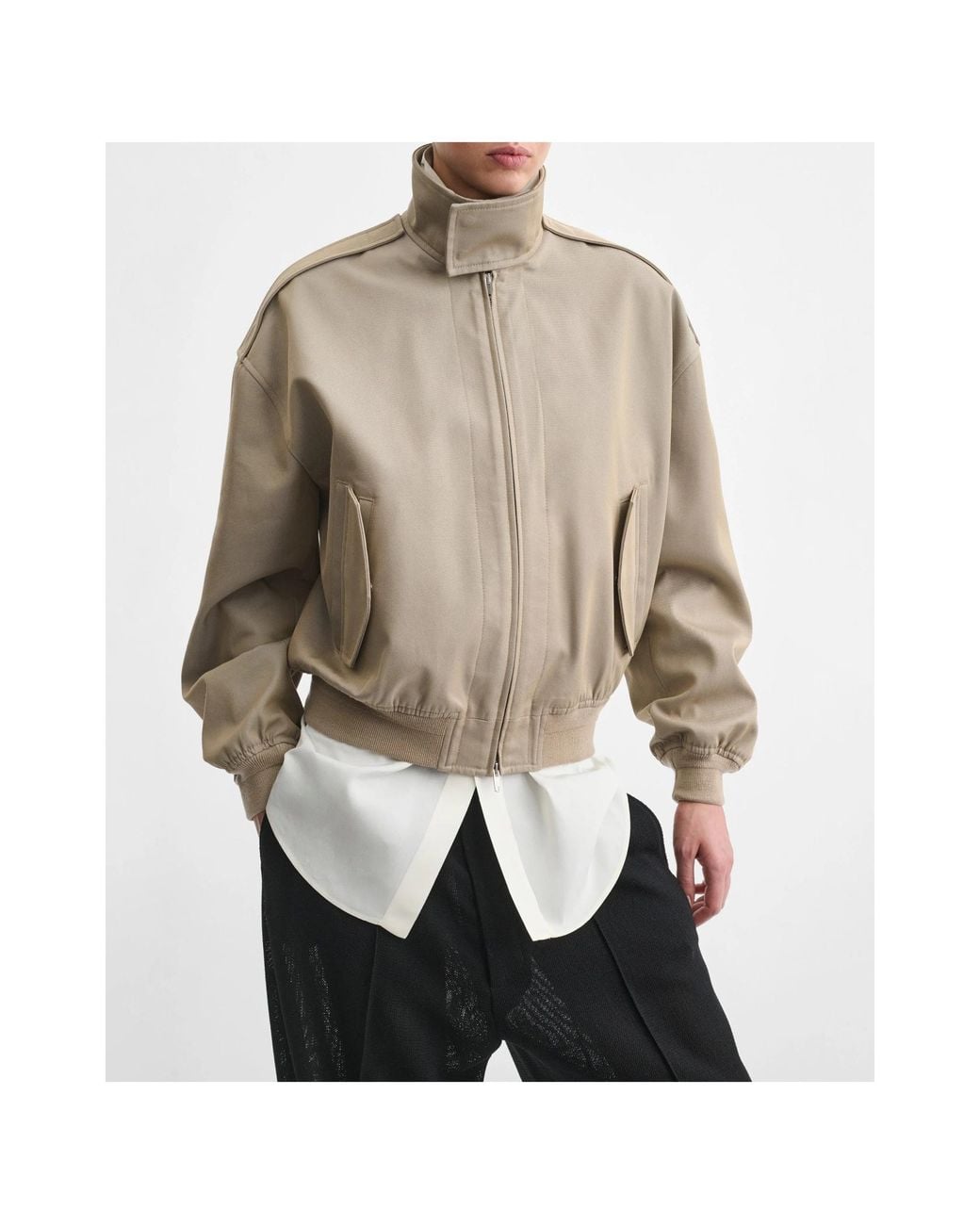 Phoebe Philo Natural Harrington Jacket
