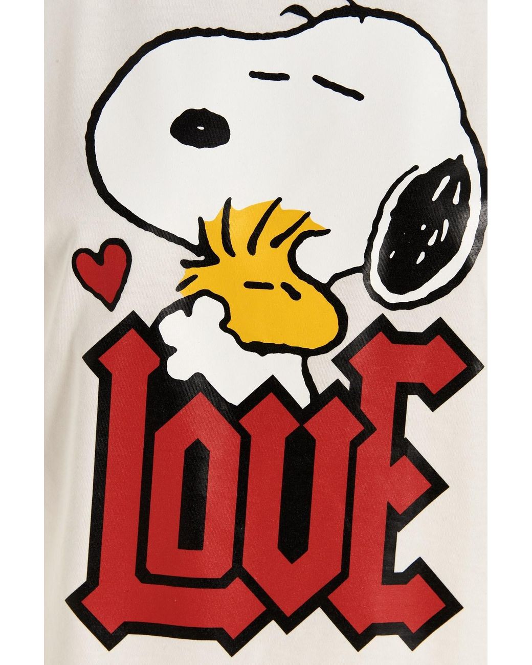 Philosophy Di Lorenzo Serafini White Snoopy Love Cotton T-Shirt