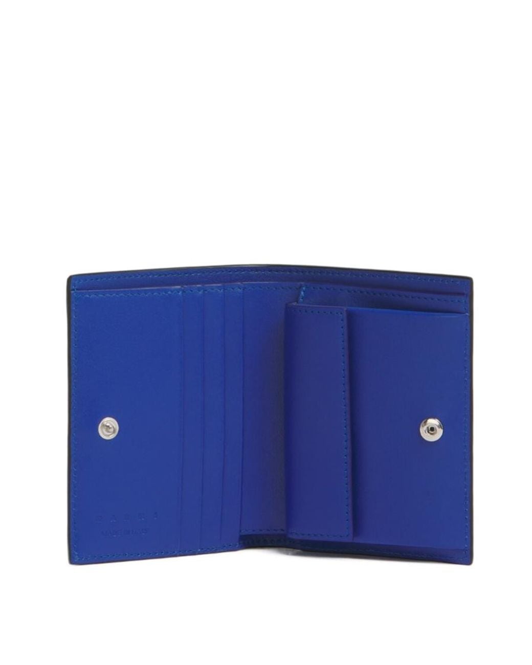 Marni Black Logo Embroidered Bi-Fold Wallet for men