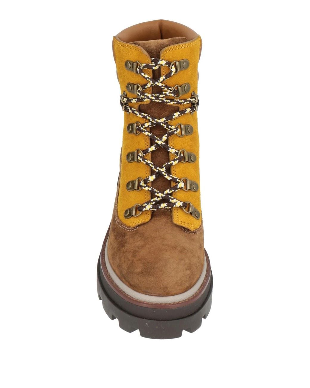 Tory Burch Brown Multicolour Hiking Boots