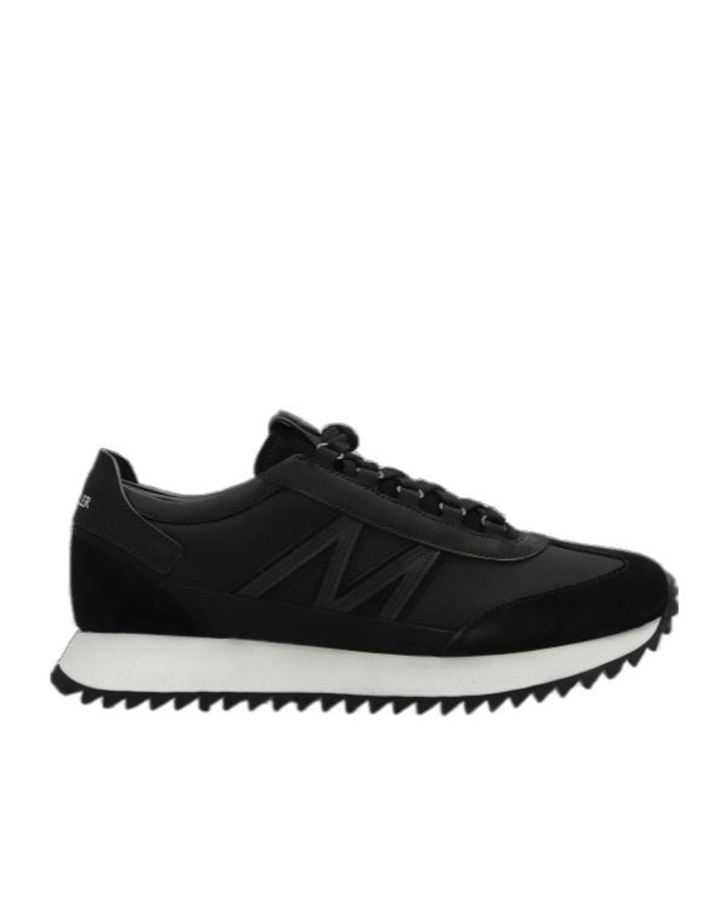 Moncler Black Pacey2 Lace-Up Sneakers for men