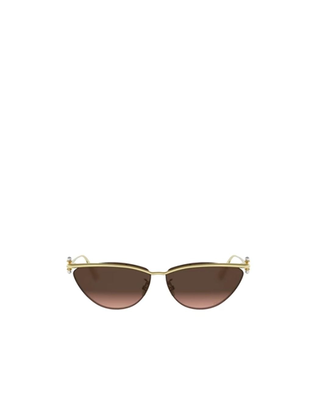 Dior White Eyewear Cat-Eye Frame Sunglasses