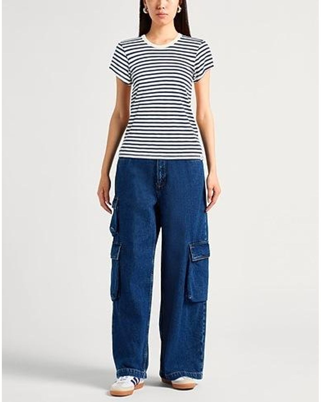 Rag & Bone Blue Printed Short-Sleeved T-Shirt