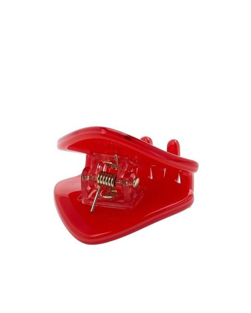 Etro Red Logo Hair Clip