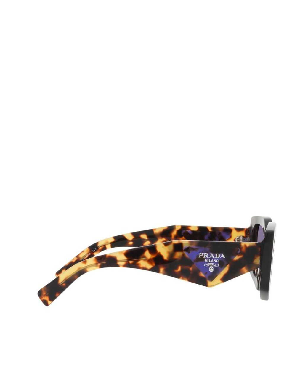 Prada Purple Eyewear Cat-Eye Sunglasses