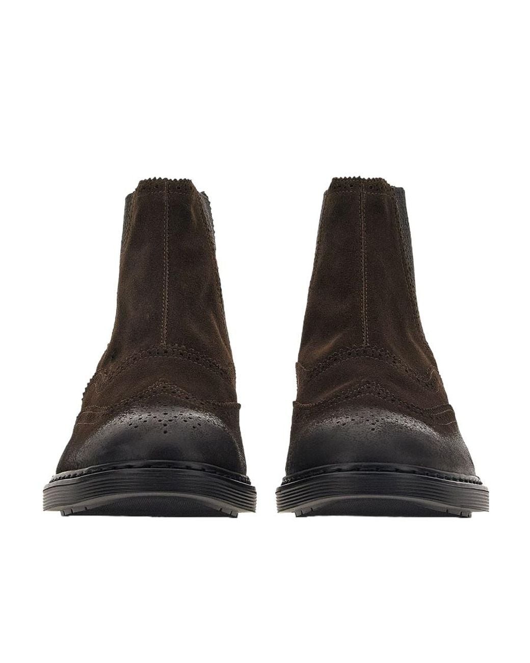 Hogan Black Round-Toe Chelsea Boots for men