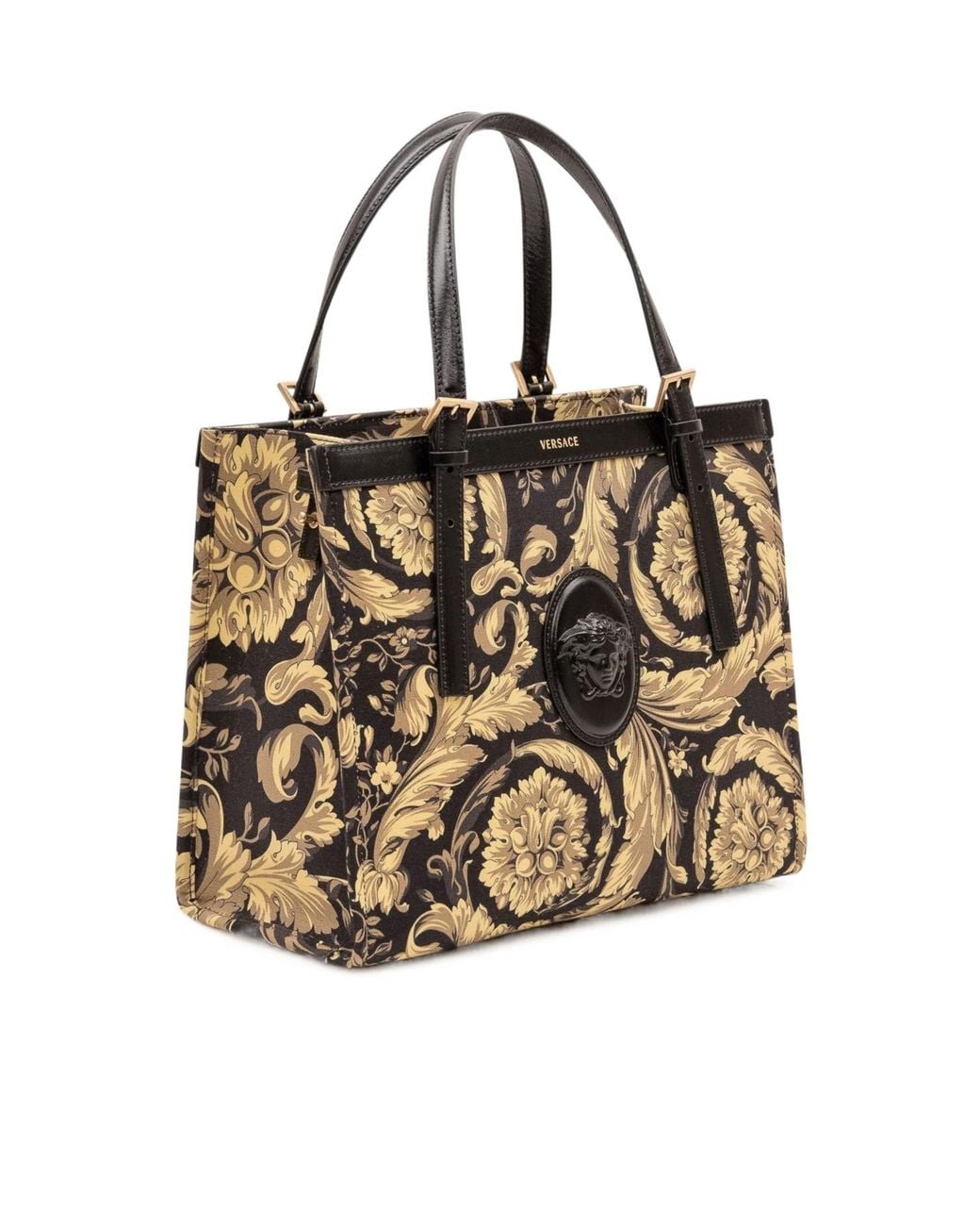 Versace Multicolor Pattern-Printed Tote Bag
