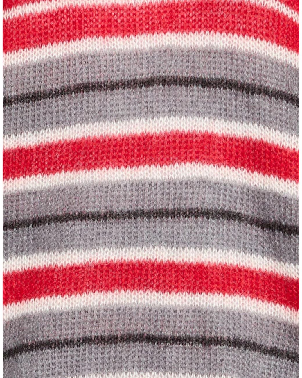 Marni Red Striped Knitwear