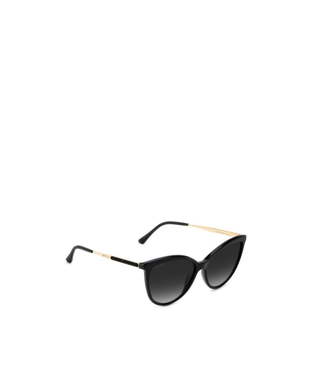 Jimmy Choo Black Eyewear Cat-Eye Frame Sunglasses