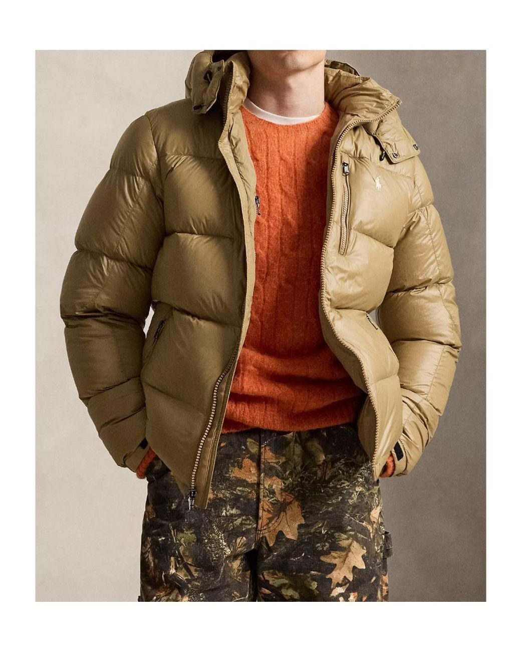 Polo Ralph Lauren Natural The Gorham Glossed Down Jacket for men