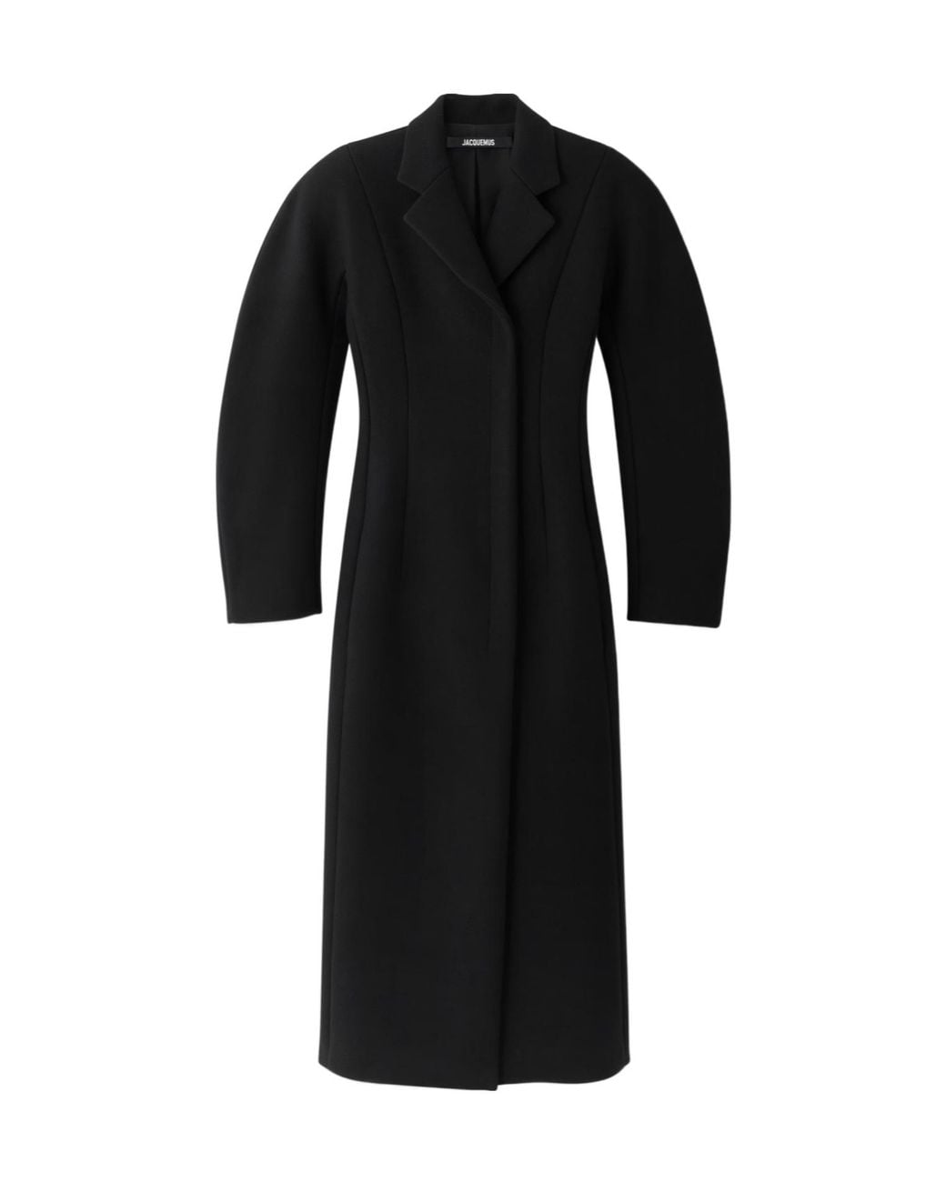 Jacquemus Black The Curvo Long Sleeved Coat