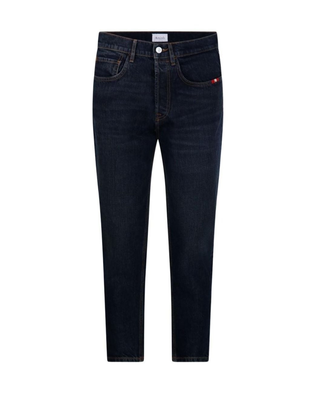AMISH Blue Straight-Leg Jeans for men
