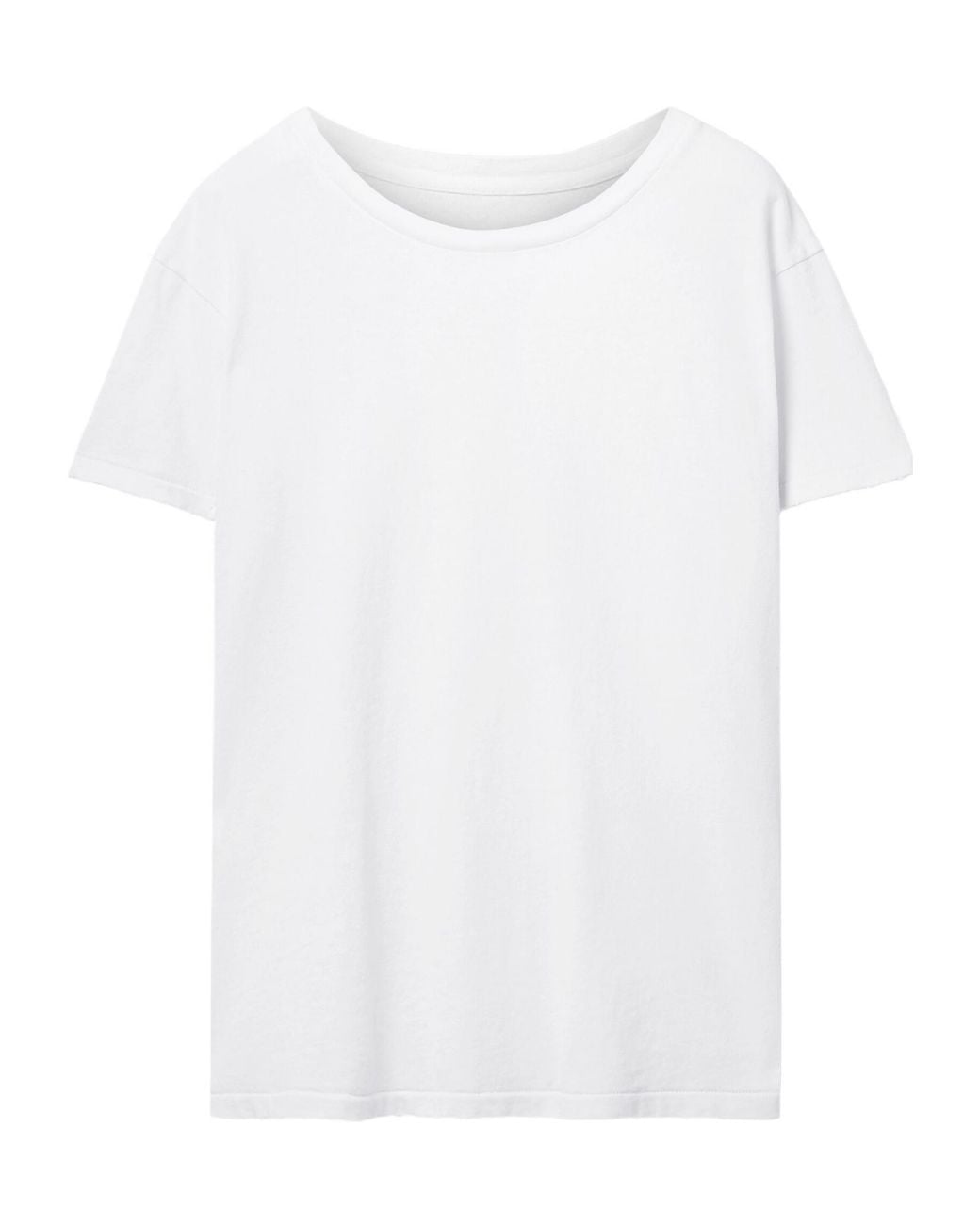 Nili Lotan White Distressed Cotton-Jersey T-Shirt