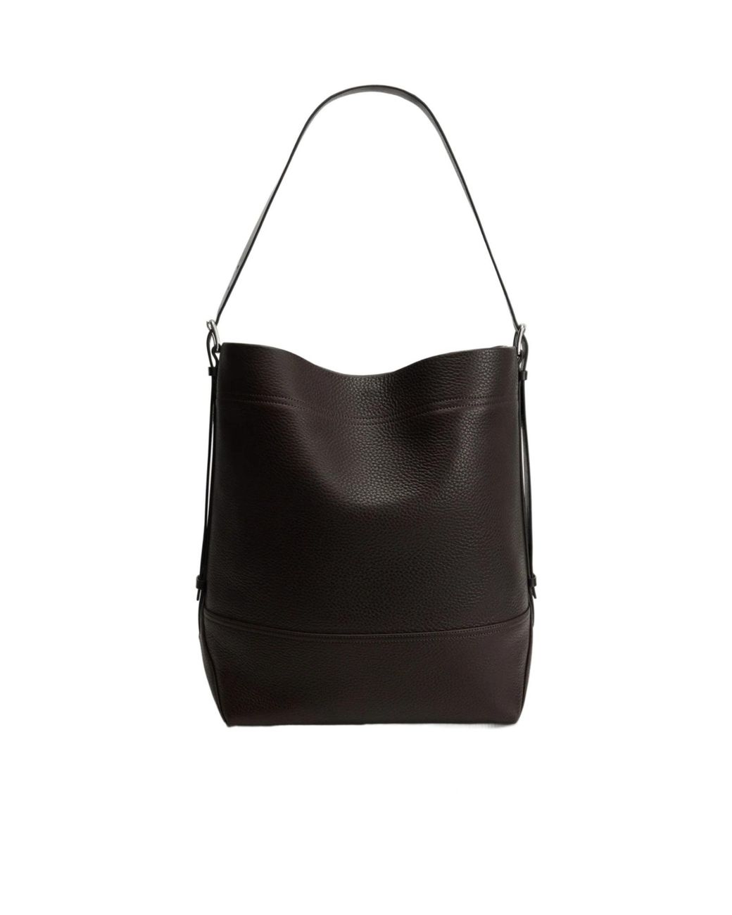 Lemaire Black Belted Top Handle Bag