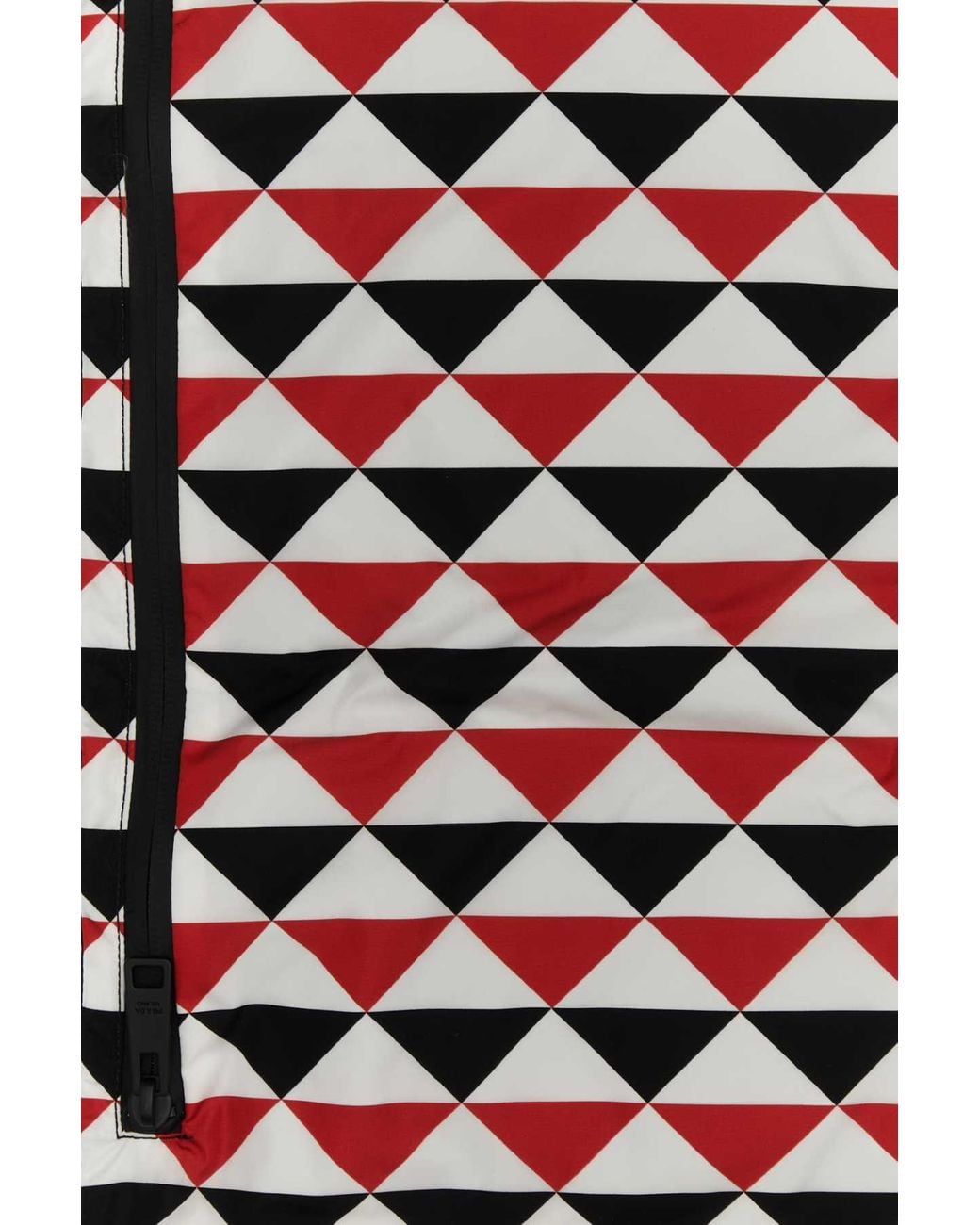 Prada White Collision Color Double-Sided Scarf for men