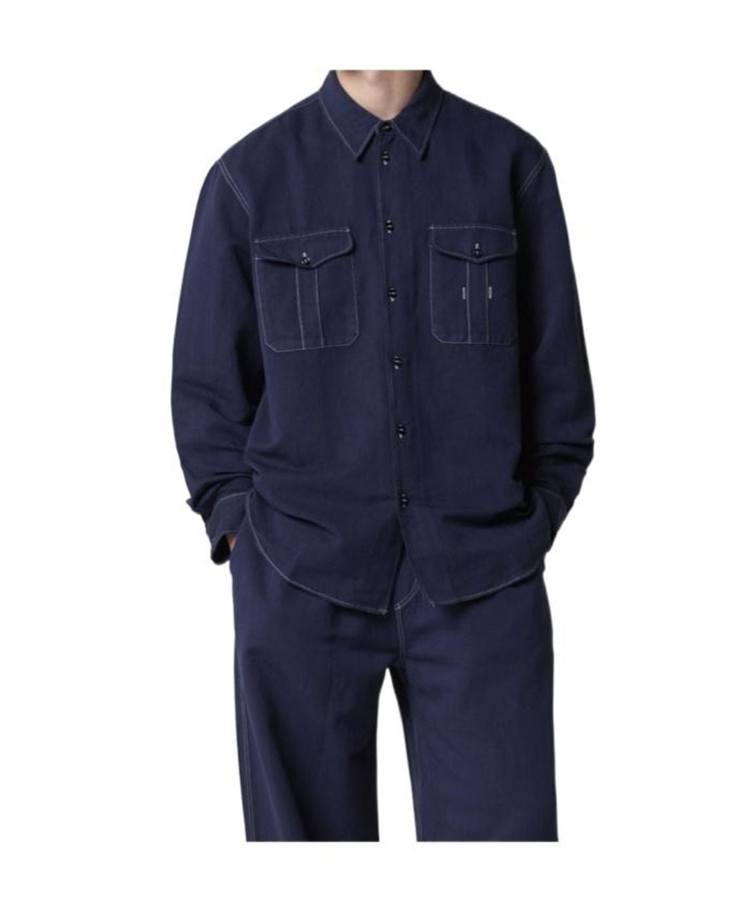Studio Nicholson Blue Louro Shirt for men