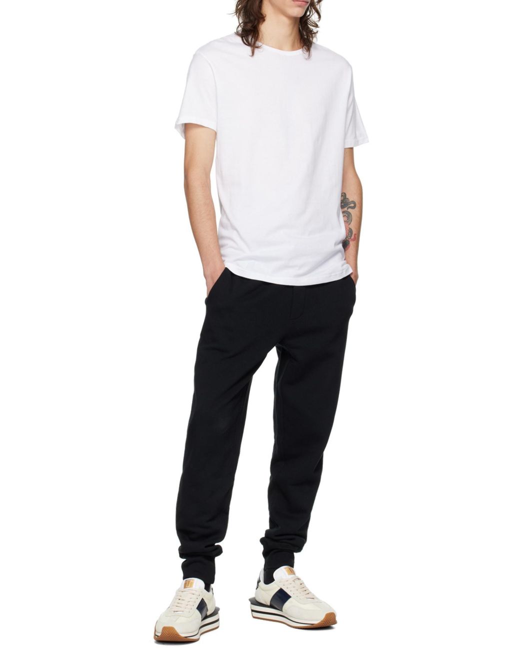 Paul Smith White 5 Pack Crewneck T-Shirt for men