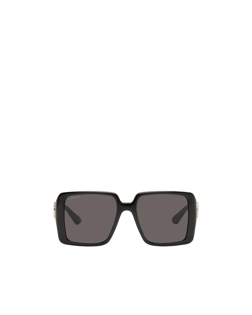 Gucci Gray Eyewear Square Frame Sunglasses