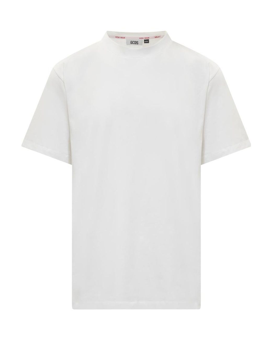 Gcds White Three Packs Crewneck T-Shirt for men