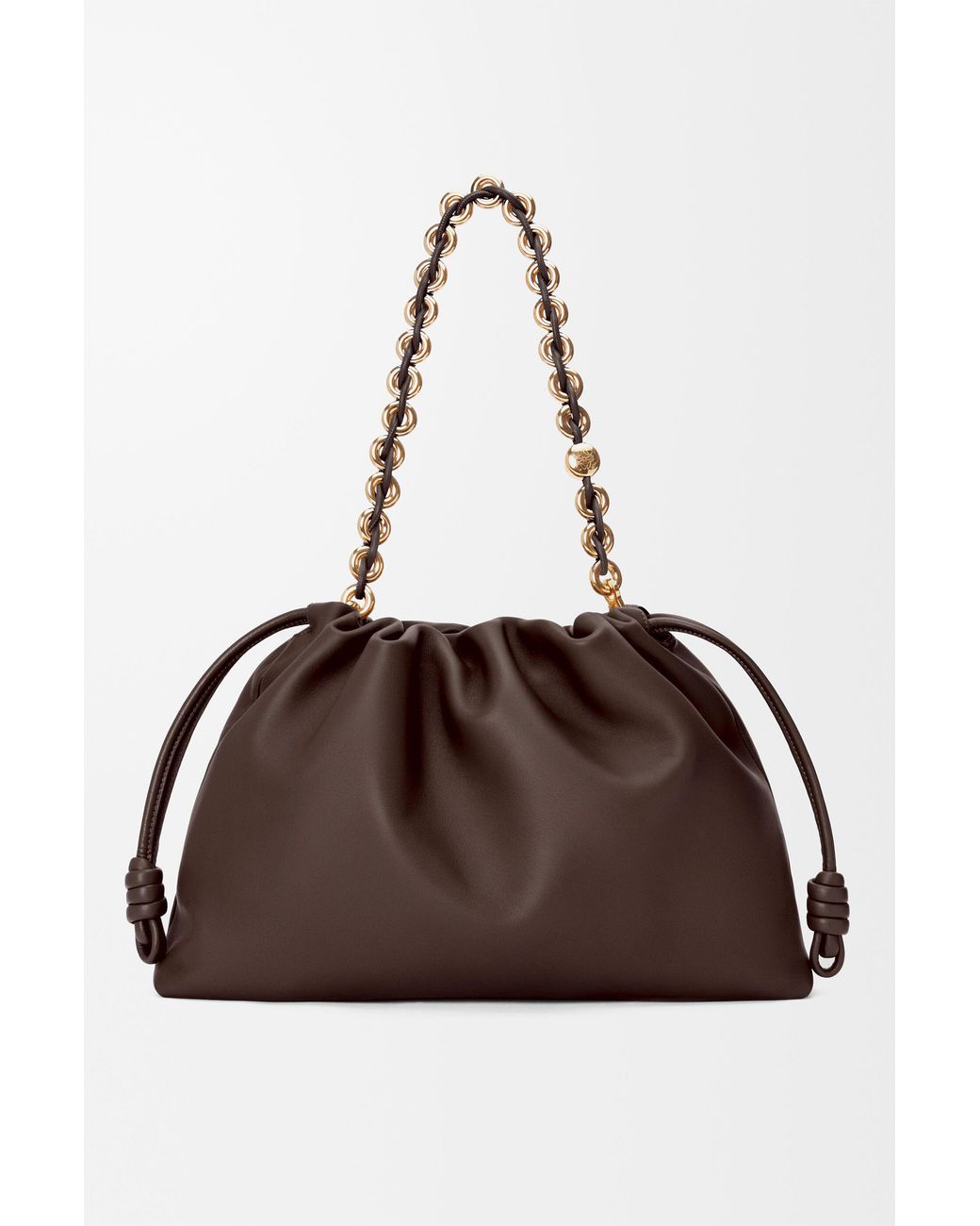 Loewe Brown Large Flamenco Soft Nappa Lamb Leather Purse