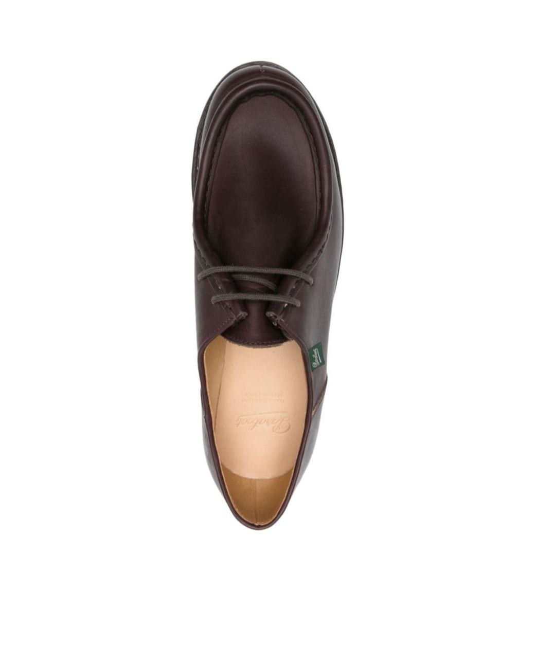 Paraboot Brown Michael Boat Shoes for men