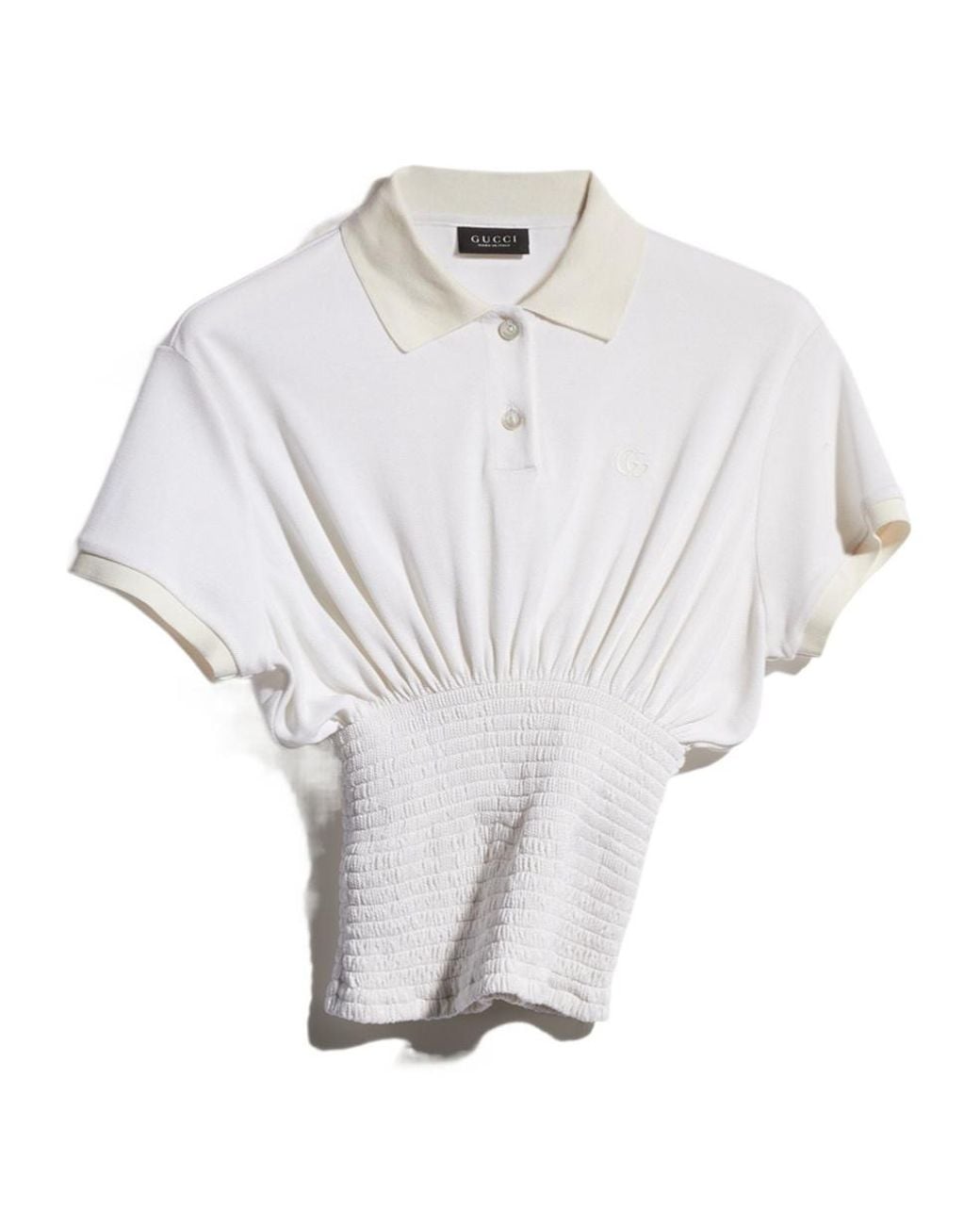 Gucci White Striped T-Shirt