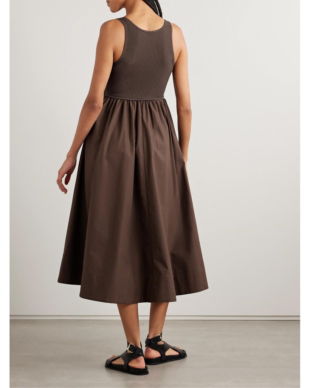 Zimmermann Brown Sleeveless Dress